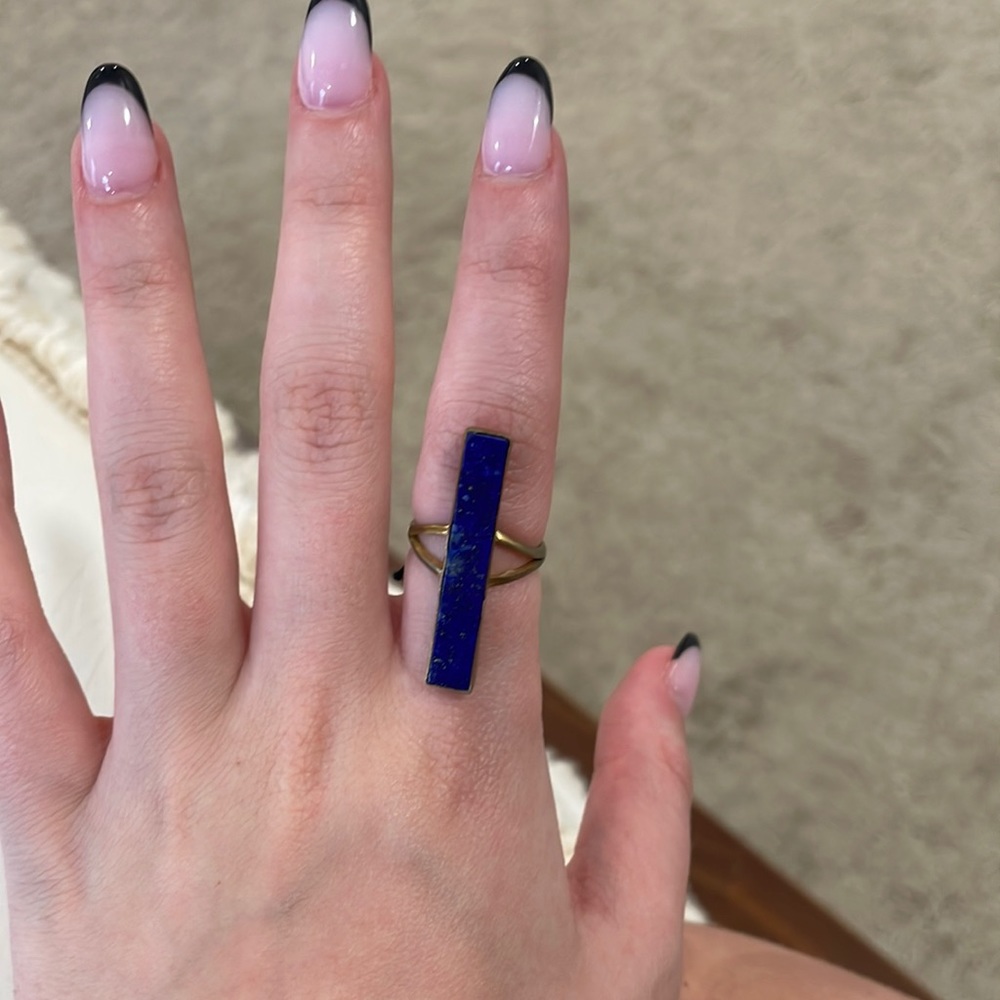 Blue Aureus + Argent Ring